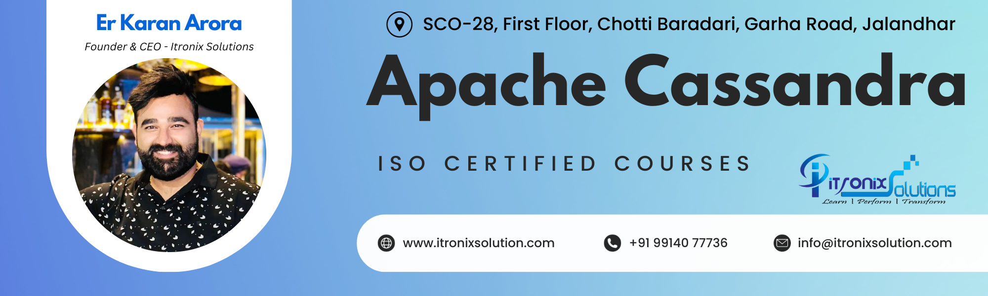 Best Apache Cassandra Course Training in Jalandhar