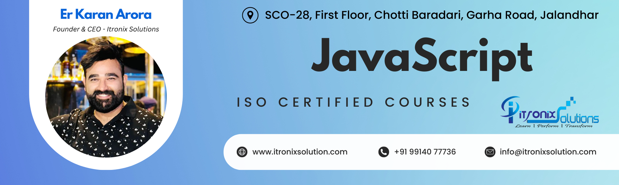 Best JavaScript Course Training in Jalandhar