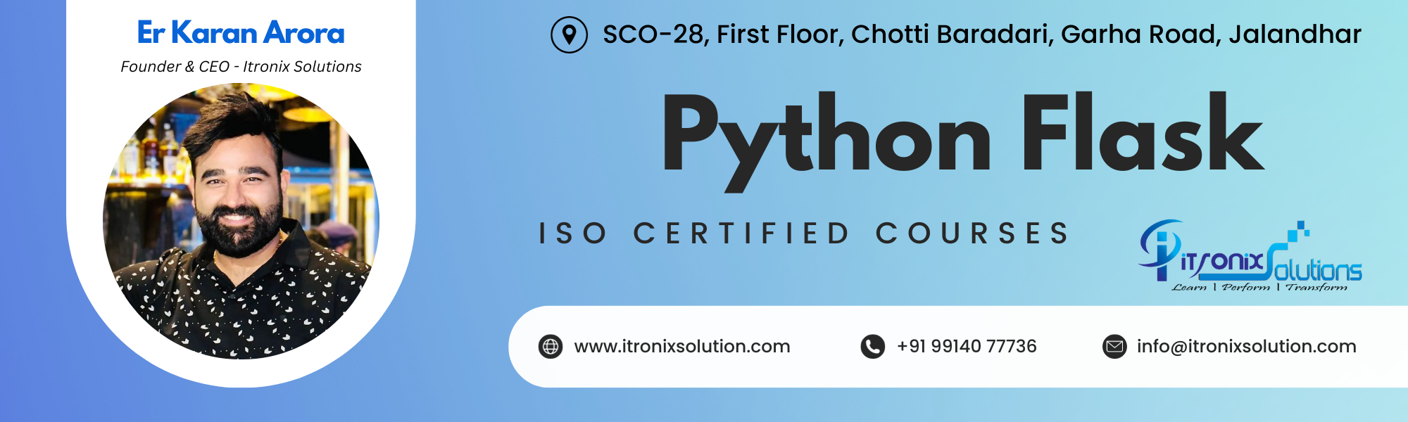 Best Python Flask Course Training in Jalandhar