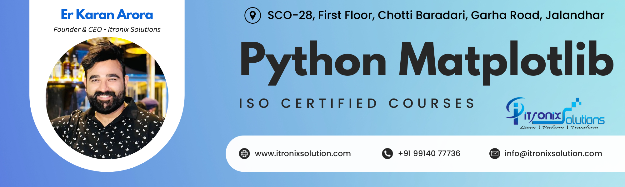 Best Python Matplotlib Course Training in Jalandhar