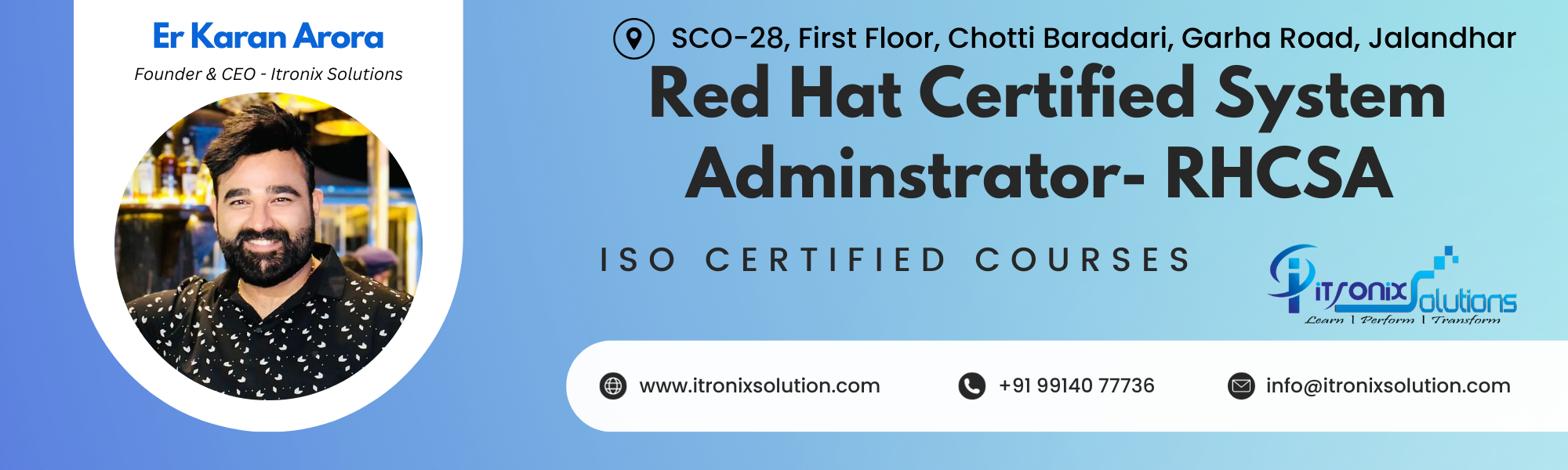 Best Red Hat Certified System Administrator Course Training in Jalandhar